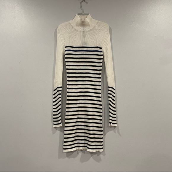 rag & bone Kate Turtleneck Long Sleeve Rib Dress Small S - Picture 1 of 7